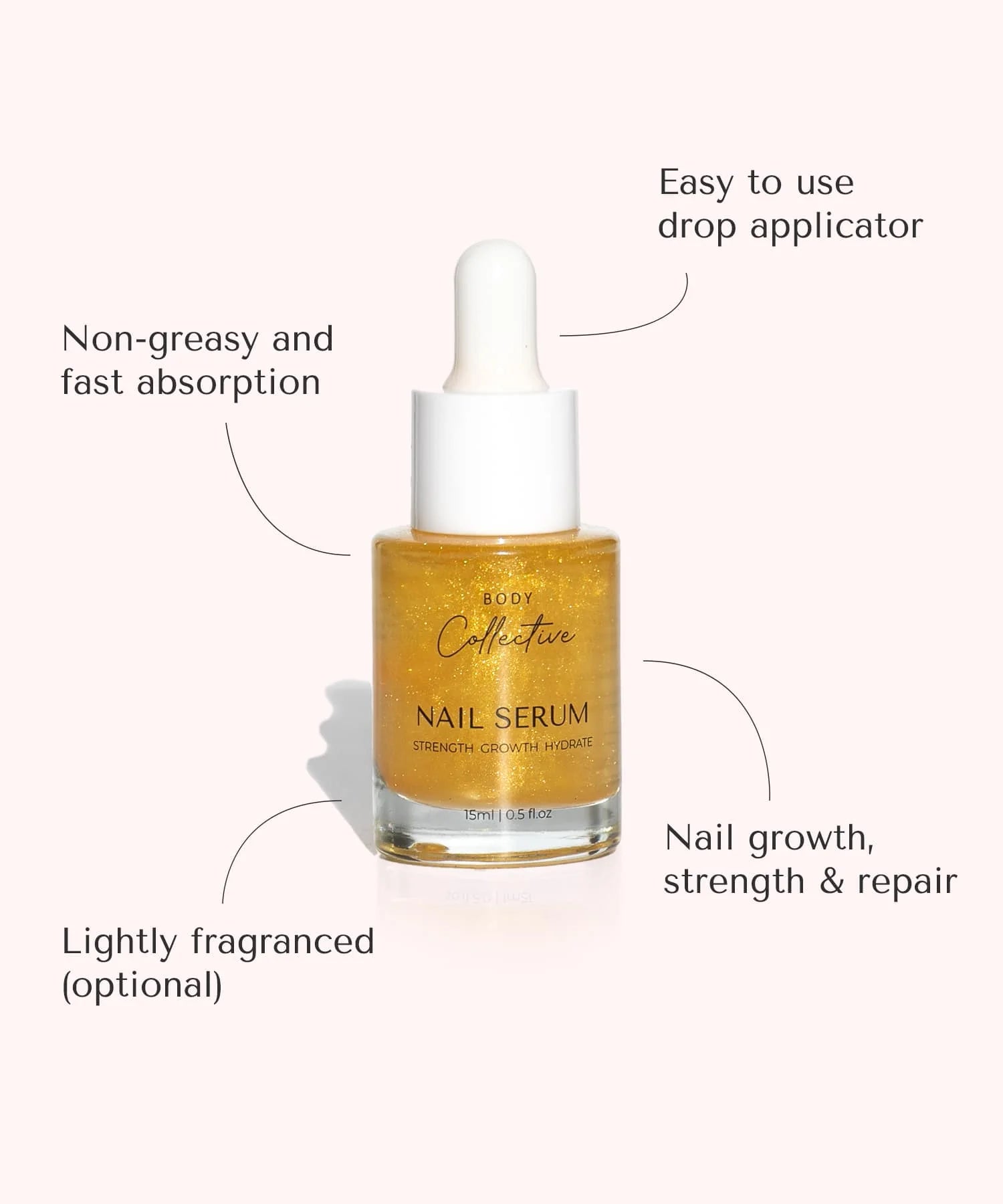 (5 Pack) Nail Serum Droppers | Growth & Strengthening
