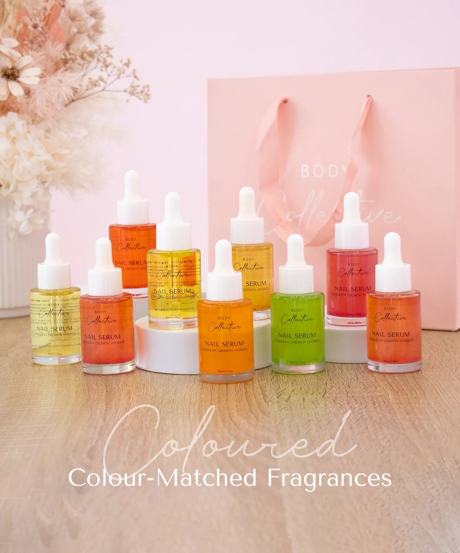 (5 Pack) Nail Serum Droppers | Growth & Strengthening