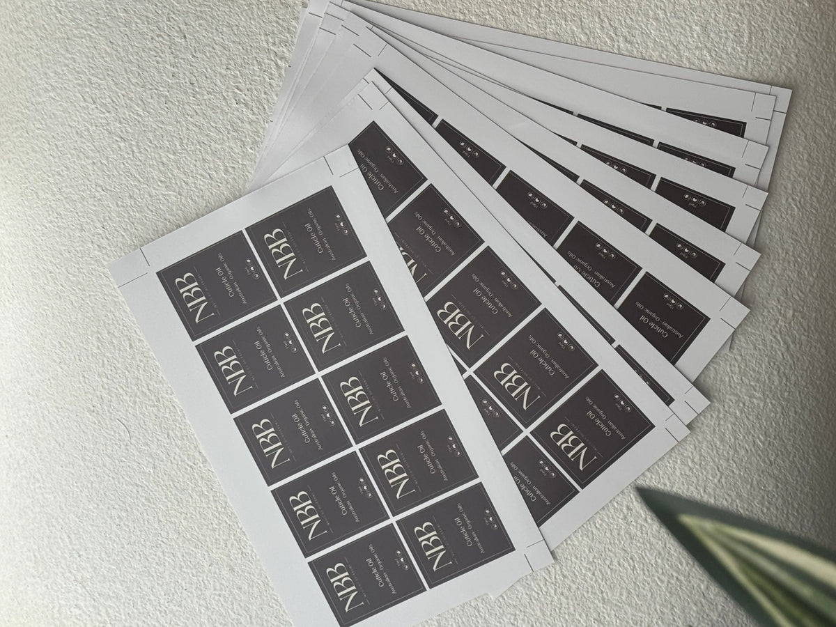 Customer nail label