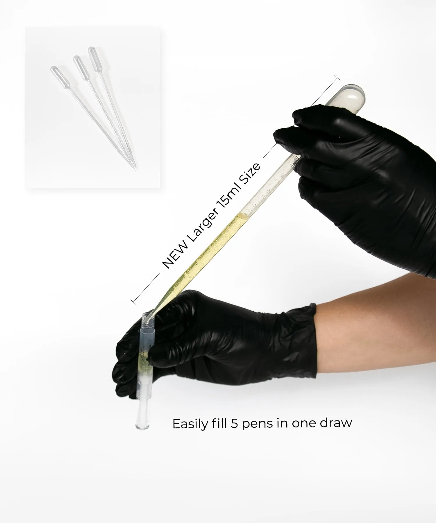 (2 Pack) Plastic Serum Pipette