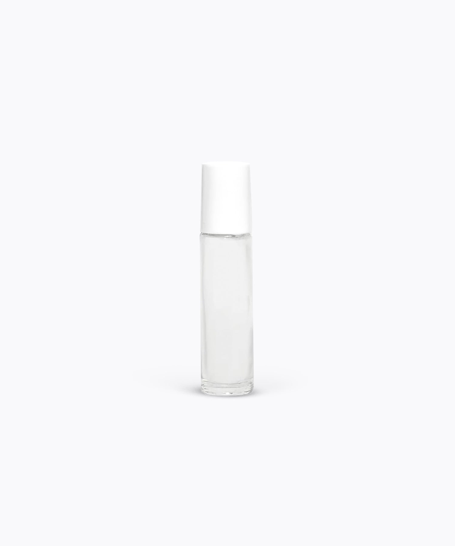 10ml Glass Roller Bottle - White Lid