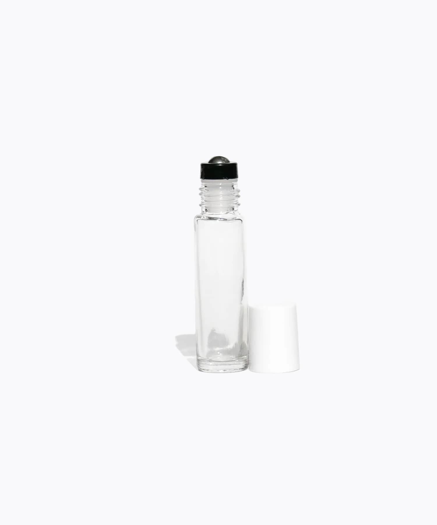 10ml Glass Roller Bottle - White Lid